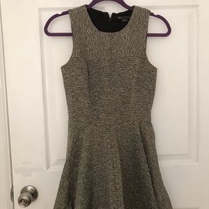 Armani Exchange Fit and Flare Patterned Dress